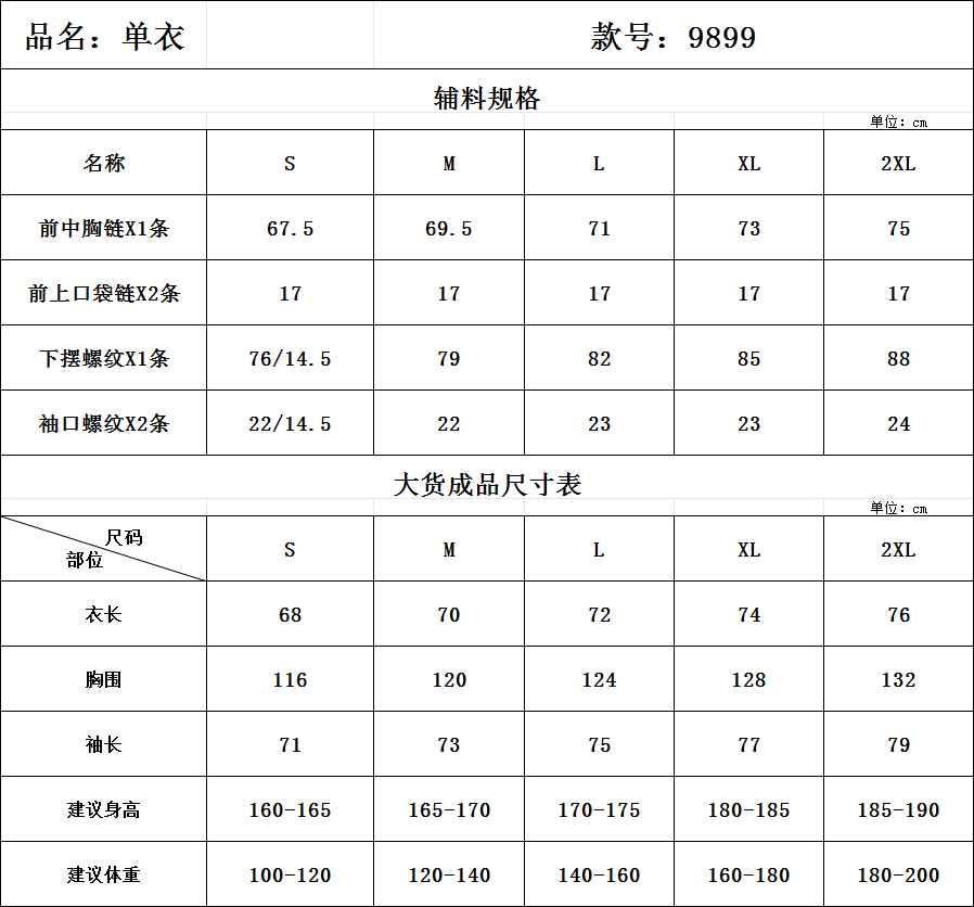SY9899夾克外套 圖片 9